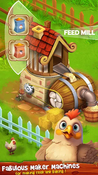 Country Valley Farming Game (Парадайз Хей Фарм Айленд)  [МОД Меню] Screenshot 2