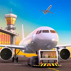 Взломанная Airport Simulator: Tycoon Inc. (Эйрпорт Симулятор)  [МОД Все открыто] - полная версия apk на Андроид