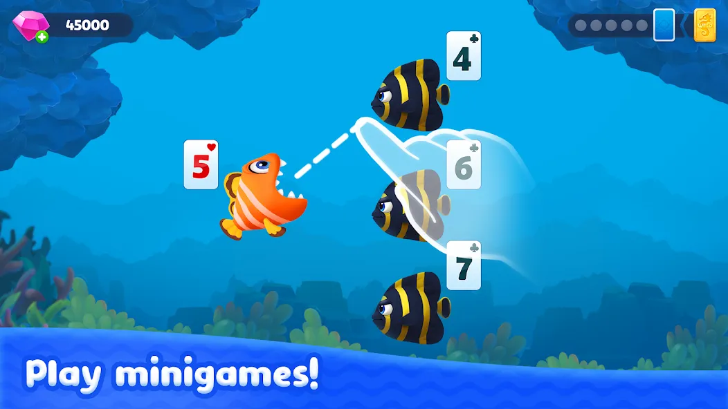 Fishdom Solitaire (Фишдом Солитер)  [МОД Menu] Screenshot 1