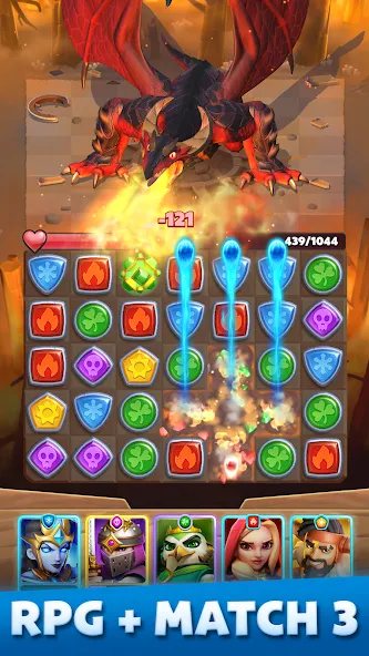 Puzzle Breakers: Champions War (Пазл Брейкерс)  [МОД Бесконечные монеты] Screenshot 1