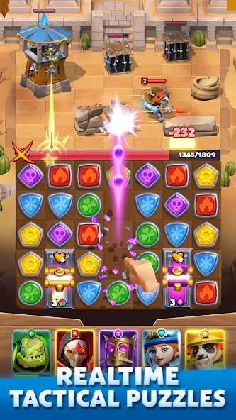 Puzzle Breakers: Champions War (Пазл Брейкерс)  [МОД Бесконечные монеты] Screenshot 4