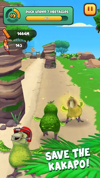 Kakapo Run: Animal Rescue Game (Какапо Ран)  [МОД Mega Pack] Screenshot 3