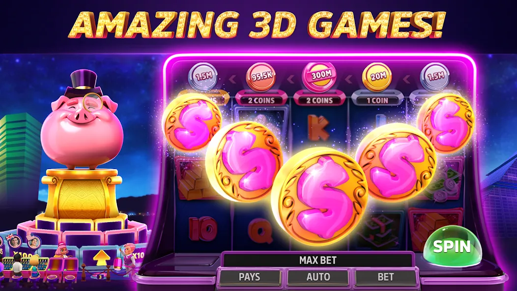 POP! Slots™ Vegas Casino Games  [МОД Mega Pack] Screenshot 4