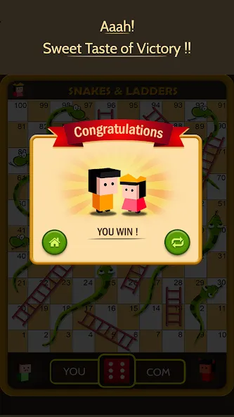 Snakes & Ladders: Online Dice!  [МОД Много монет] Screenshot 5