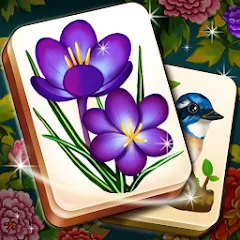 Взломанная Mahjong Blossom Solitaire  [МОД Много монет] - последняя версия apk на Андроид