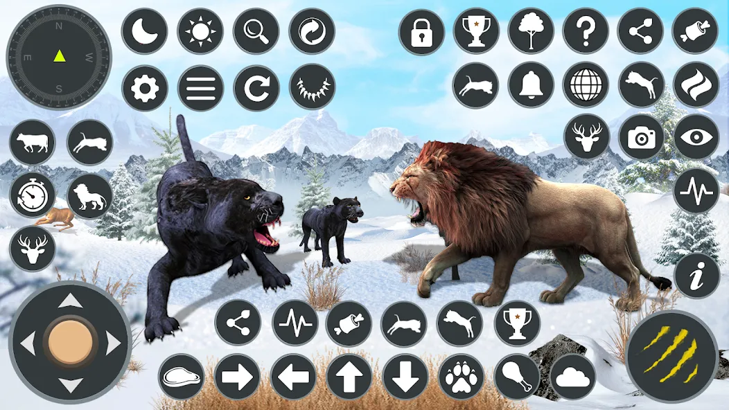 Wild Black Panther Games  [МОД Все открыто] Screenshot 2