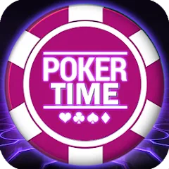 Взлом Poker Time- Pulsa Texas Holdem (Покер Тайм)  [МОД Много монет] - полная версия apk на Андроид