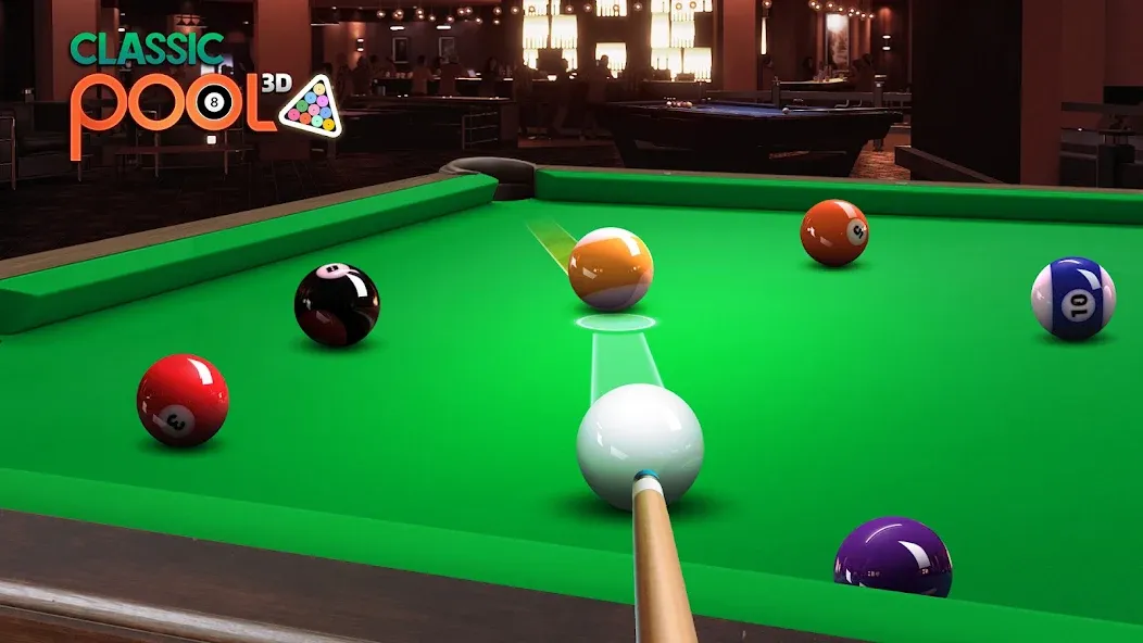 Classic Pool 3D: 8 Ball  [МОД Unlocked] Screenshot 2