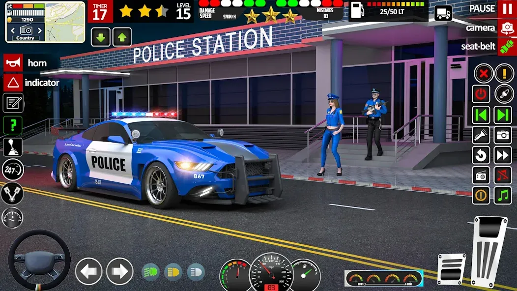 City Police Car Driving Games  [МОД Меню] Screenshot 1