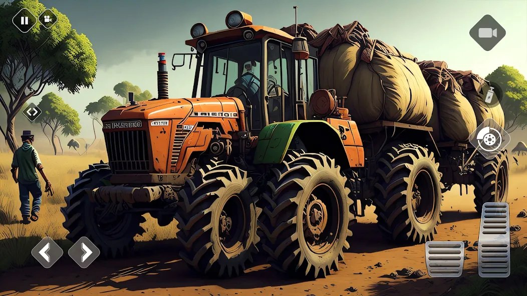 Tractor Driving Games: Farming  [МОД Menu] Screenshot 2