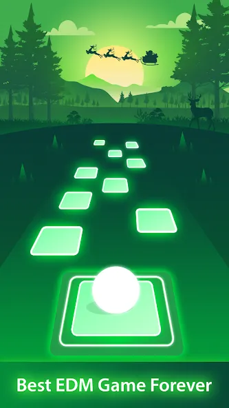 Magic Ball Tiles Hop Music Run (Меджик Бол Тайлз Хоп Мьюзик Ран)  [МОД Mega Pack] Screenshot 1