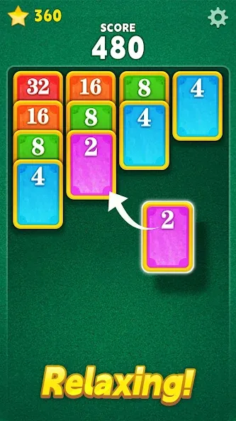 Merge Card Puzzle  [МОД Бесконечные монеты] Screenshot 1