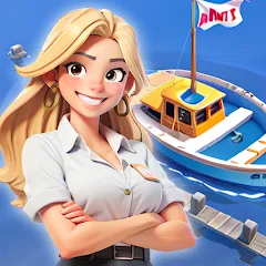 Взлом Idle Seafood Market -Tycoon (Айдл Сифуд Маркет)  [МОД Все открыто] - последняя версия apk на Андроид