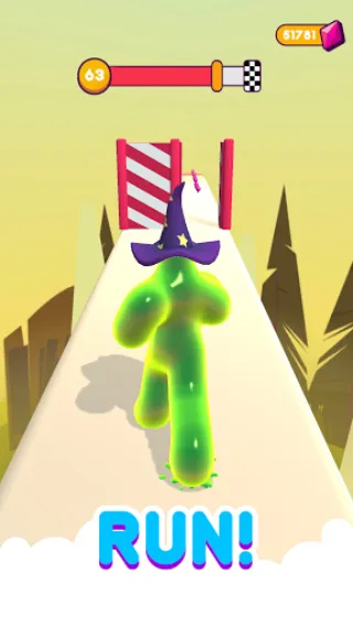 Blob Runner 3D (Блоб Раннер 3Д)  [МОД Бесконечные деньги] Screenshot 1