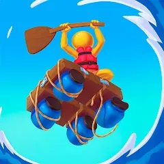 Скачать взлом Raft Racing (ДИУАфтинг)  [МОД Бесконечные деньги] - последняя версия apk на Андроид