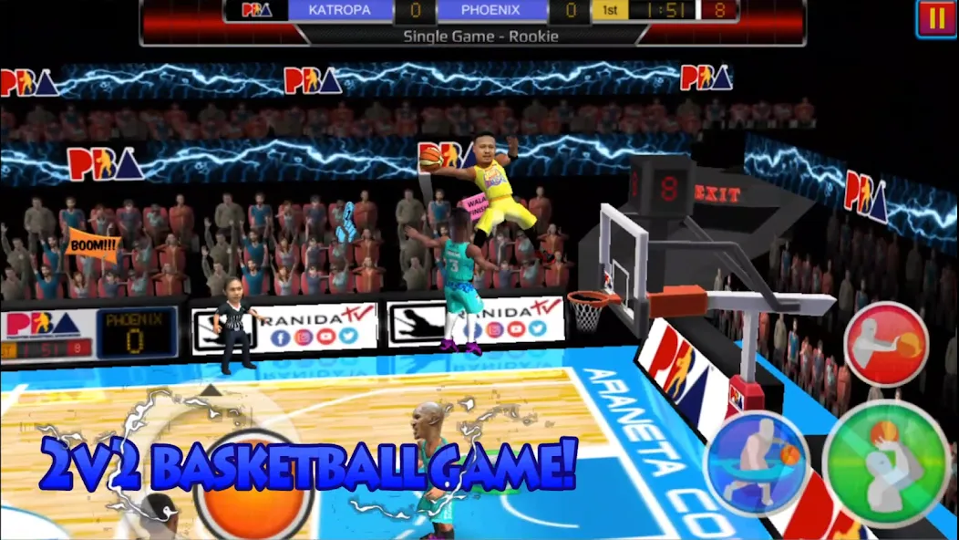 Basketball Slam! (Баскетбол Слэм)  [МОД Mega Pack] Screenshot 1