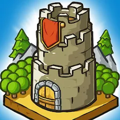 Скачать взломанную Grow Castle - Tower Defense (Гроу Касл)  [МОД Menu] - полная версия apk на Андроид