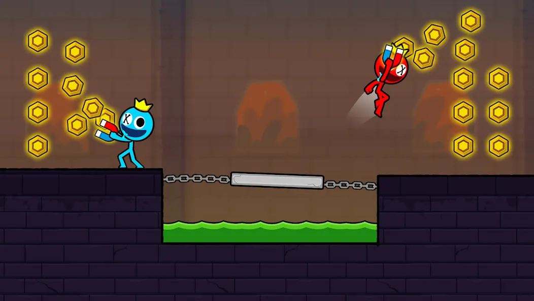 Red and Blue Stickman 2024 (Ред энд Блу Стикмен 2)  [МОД Mega Pack] Screenshot 3