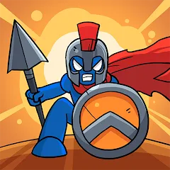 Скачать взломанную Stick Battle: War of Legions (Стик битва)  [МОД Menu] - стабильная версия apk на Андроид