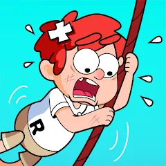 Взломанная Zipline Rescue: Physics Game (Зиплайн Рескью)  [МОД Unlocked] - последняя версия apk на Андроид