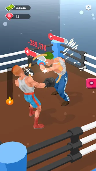 Tap Punch - 3D Boxing (Тап Панч)  [МОД Бесконечные монеты] Screenshot 2