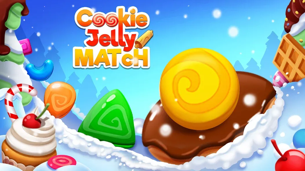 Cookie Jelly Match (Куки Джелли Матч)  [МОД Menu] Screenshot 1