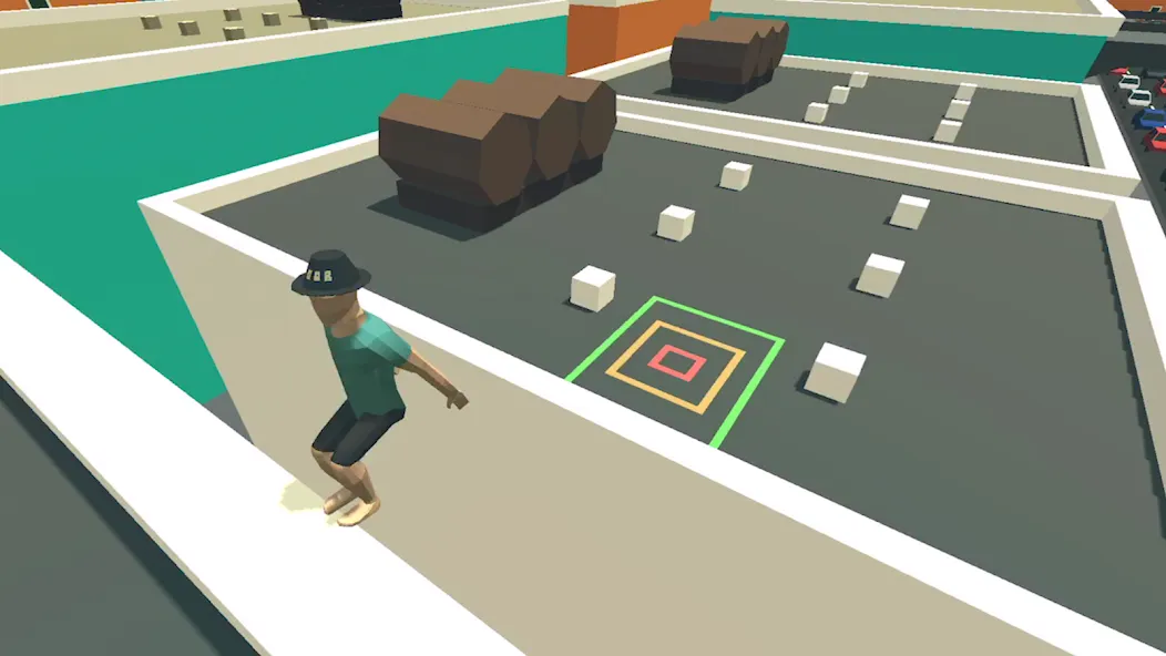 Flip Trickster - Parkour Simul (Флип Трикстер)  [МОД Бесконечные монеты] Screenshot 5