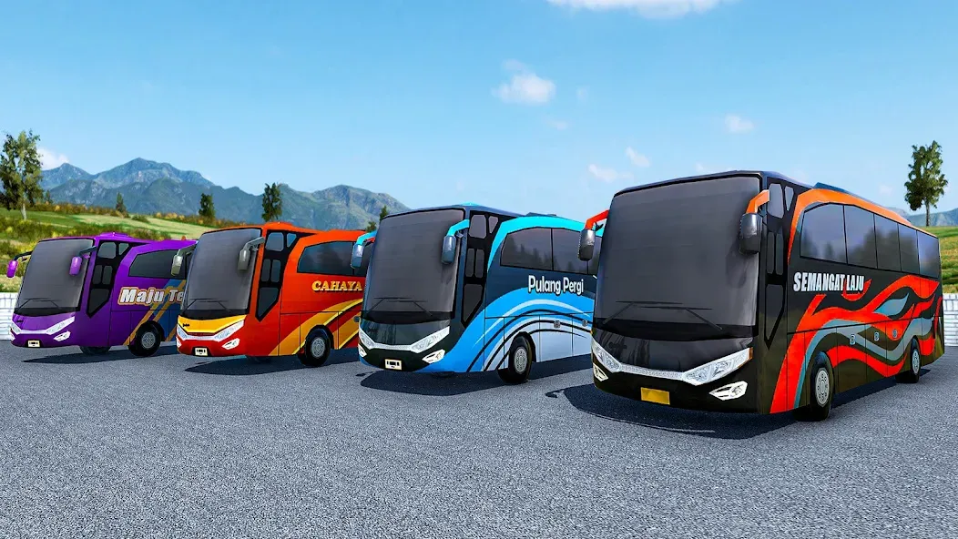 Highway Bus Simulator Bus Game  [МОД Бесконечные деньги] Screenshot 3