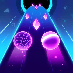 Взлом Rolling Twins: Music Ball Rush (Роллинг Твинс)  [МОД Unlimited Money] - последняя версия apk на Андроид