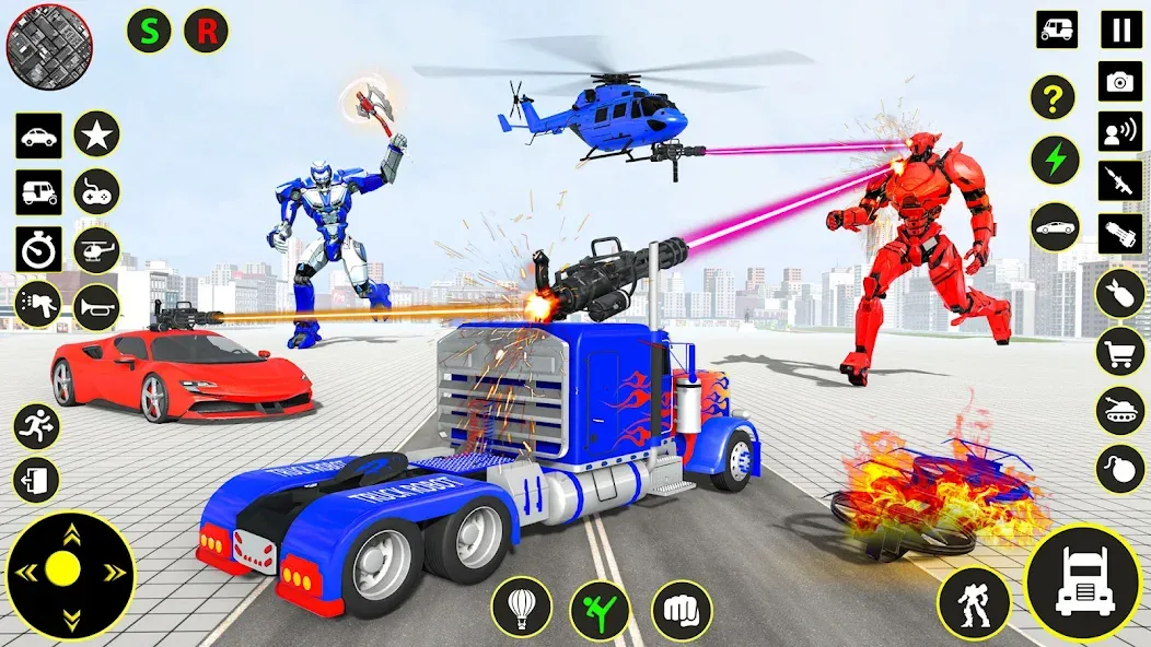 Truck Game - Car Robot Games  [МОД Меню] Screenshot 2