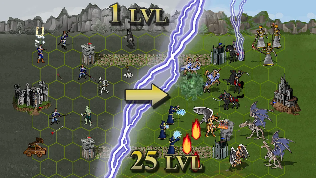 Heroes of Might: Magic arena 3  [МОД Много денег] Screenshot 4