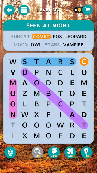 World of Word Search  [МОД Бесконечные деньги] Screenshot 2