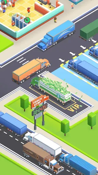 Travel Center Tycoon  [МОД Меню] Screenshot 1