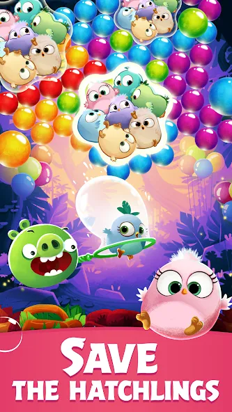 Angry Birds POP Bubble Shooter (Энгри Брдс ПОП Бабл Шутер)  [МОД Unlimited Money] Screenshot 3