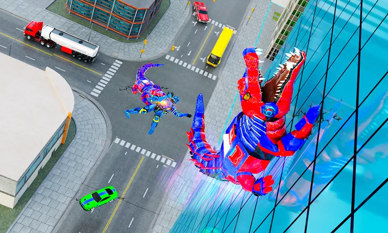 Robot Game Transform Crocodile  [МОД Меню] Screenshot 1