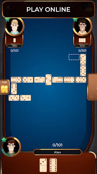 Dominoes Online  [МОД Unlocked] Screenshot 1