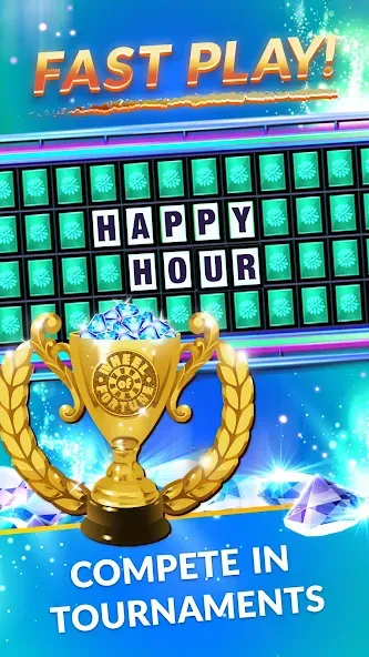 Wheel of Fortune: TV Game (Вил оф Фортюн)  [МОД Бесконечные монеты] Screenshot 3