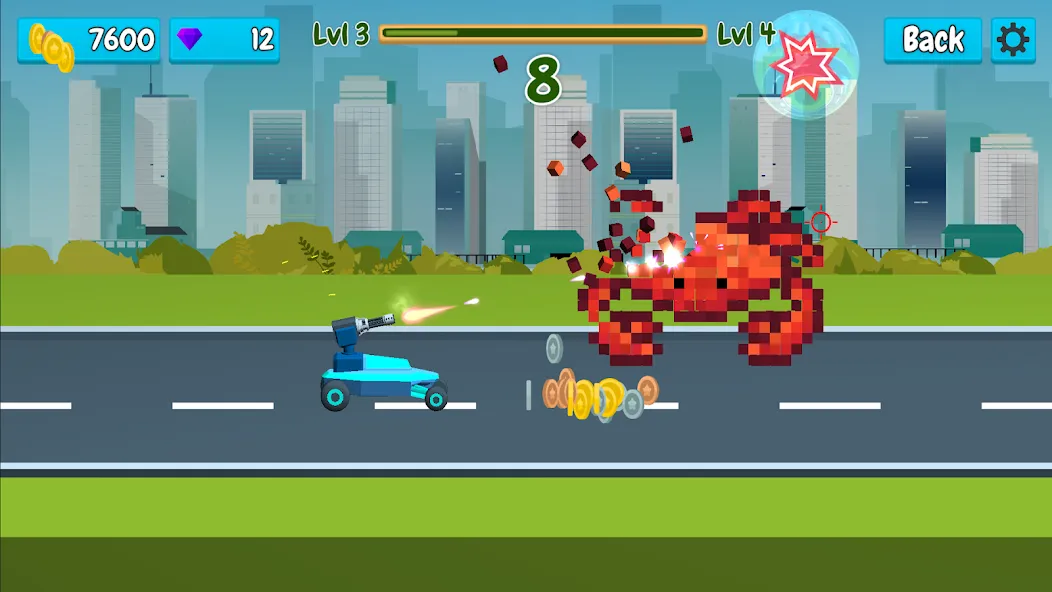 Rusher Crusher: Demolition! (Рашер Крашер)  [МОД Бесконечные деньги] Screenshot 1