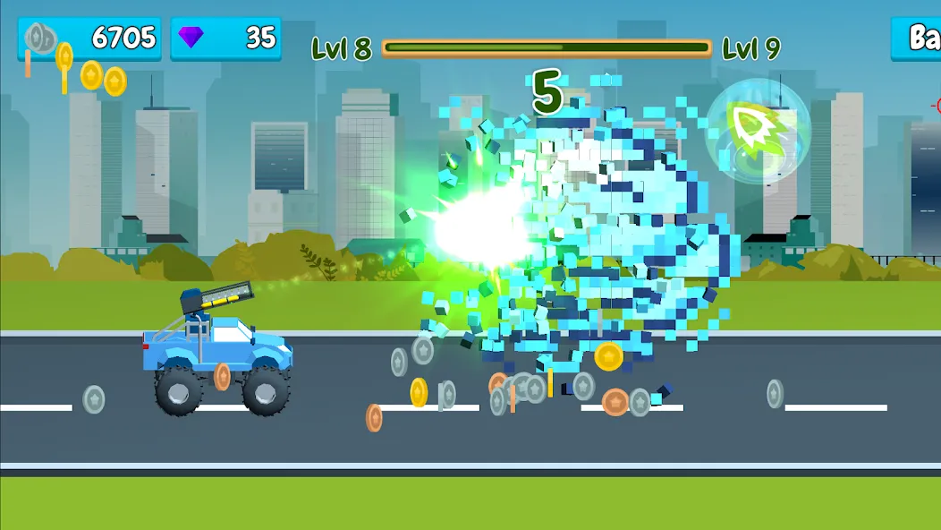 Rusher Crusher: Demolition! (Рашер Крашер)  [МОД Бесконечные деньги] Screenshot 4