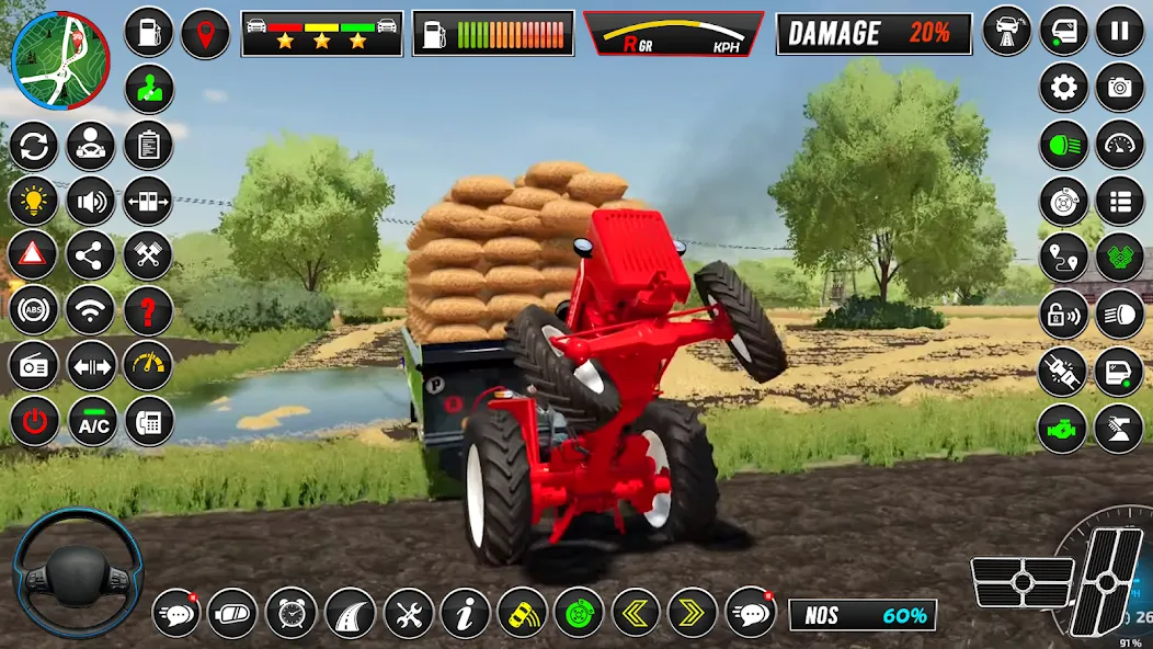 Indian Tractor Simulator Games  [МОД Много денег] Screenshot 4