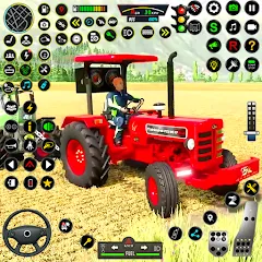 Взлом Indian Tractor Simulator Games  [МОД Много денег] - полная версия apk на Андроид