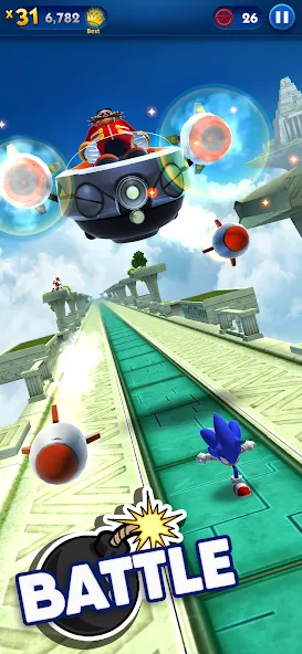 Sonic Dash - Endless Running (Соник Дэш)  [МОД Меню] Screenshot 3