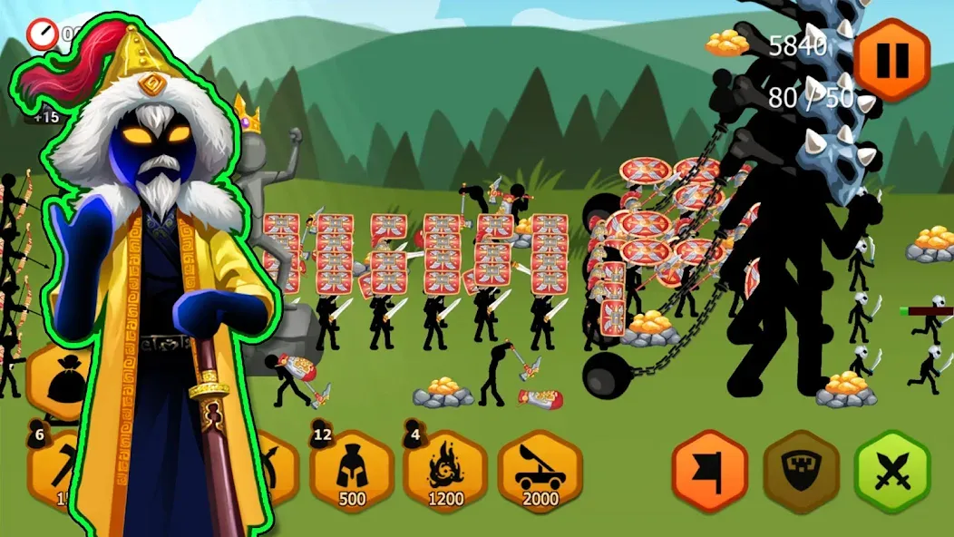 Stickman Battle 2: Empires War (Стикмен Битва 2)  [МОД Menu] Screenshot 5