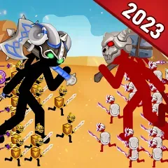 Скачать взлом Stickman Battle 2: Empires War (Стикмен Битва 2)  [МОД Menu] - полная версия apk на Андроид