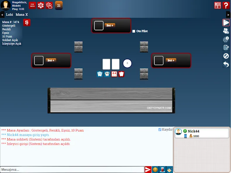 SevgiOkey.Com - Okey Oyna  [МОД Unlocked] Screenshot 5