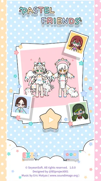 Pastel Friends : Dress Up Game  [МОД Меню] Screenshot 1