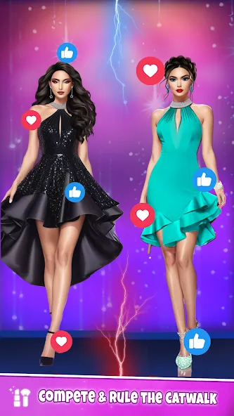 Fashion Artist: Makeup Game  [МОД Mega Pack] Screenshot 2