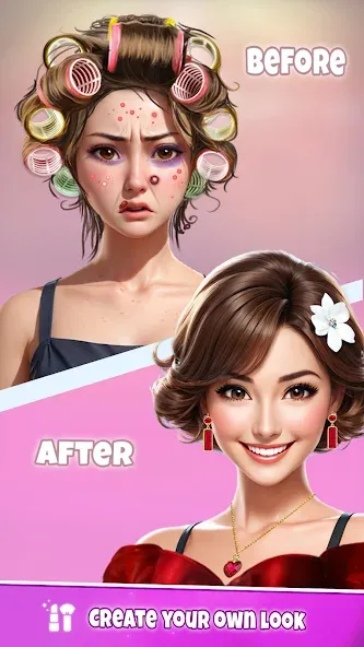 Fashion Artist: Makeup Game  [МОД Mega Pack] Screenshot 3