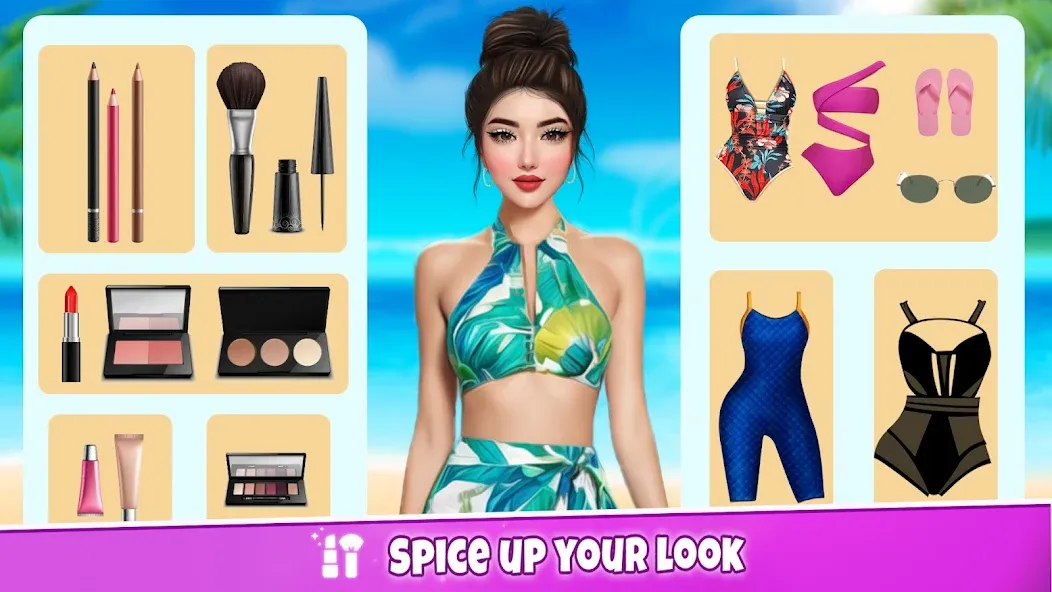 Fashion Artist: Makeup Game  [МОД Mega Pack] Screenshot 5