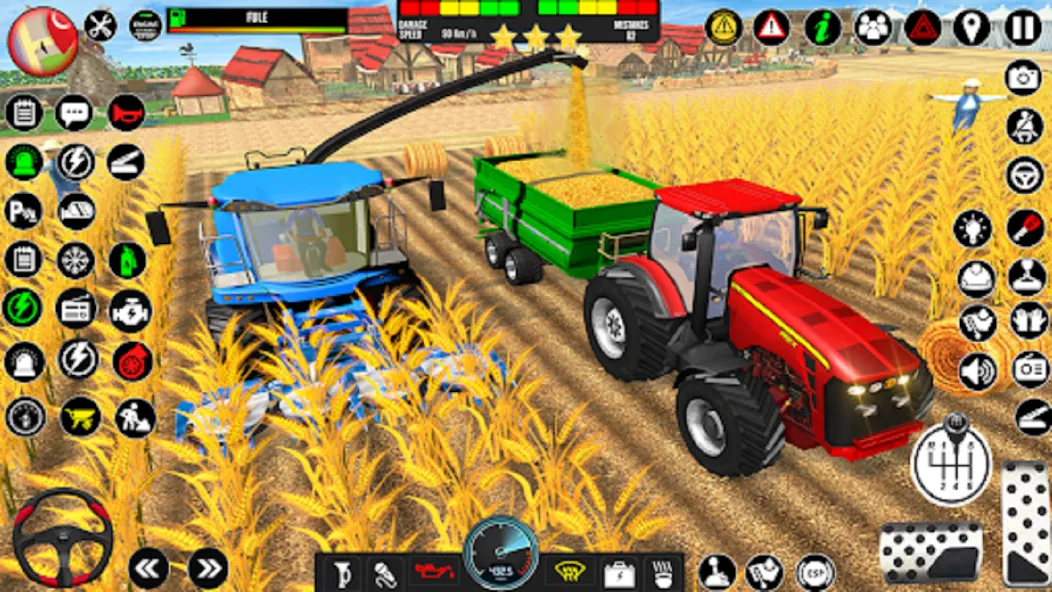 Indian Tractor Driving Game 3D (Фарминг Геймс)  [МОД Много монет] Screenshot 3